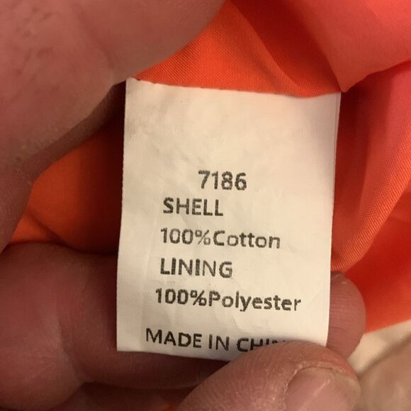 PRETTY GARDEN, XL, blouse, short sleeves,1/4 button down w/liner - Picture 15 of 16